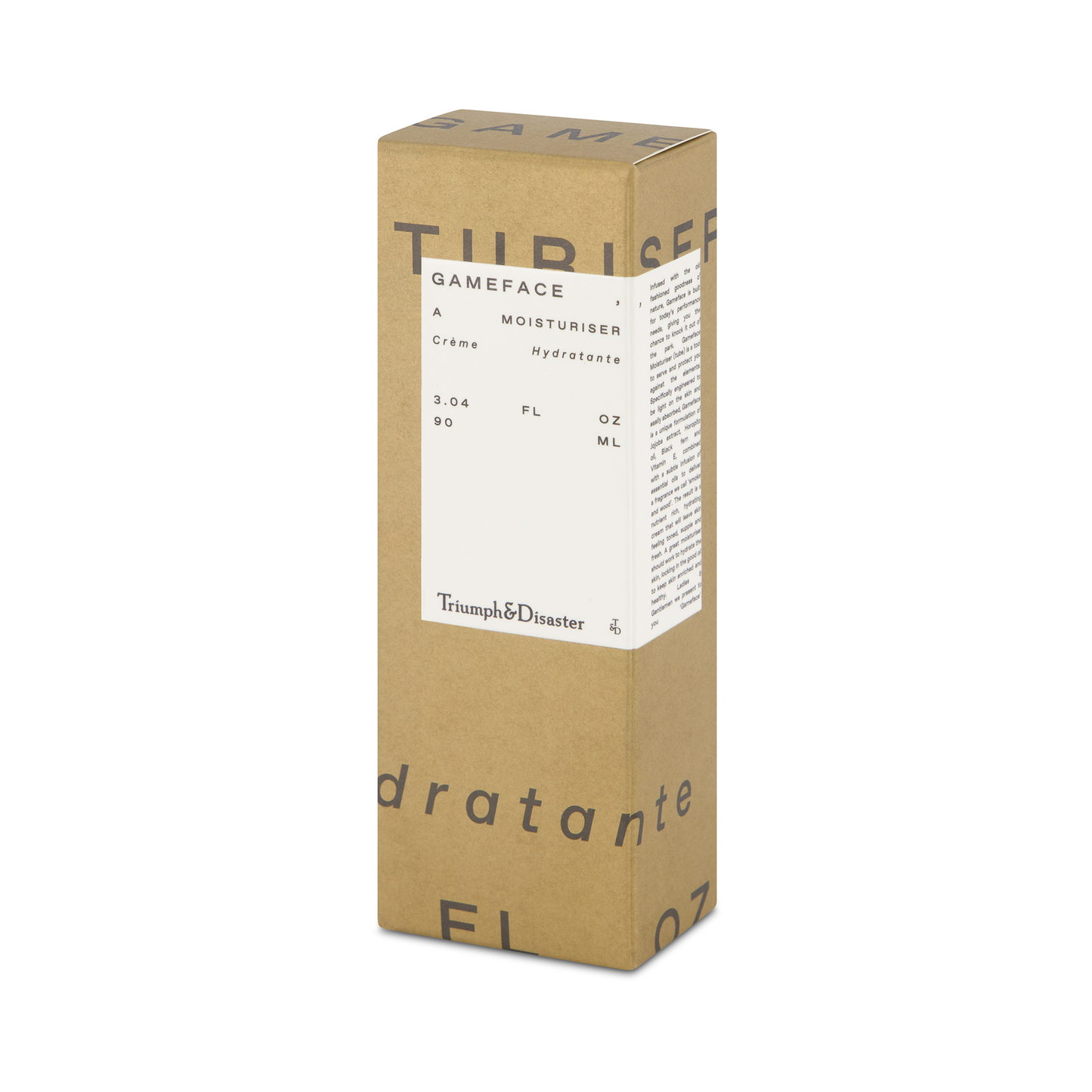 Gameface Moisturiser 90ml Tube - 6 Pack
